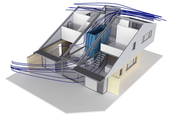 Air flow diagram